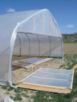 Hoop House construction Hoop House construction